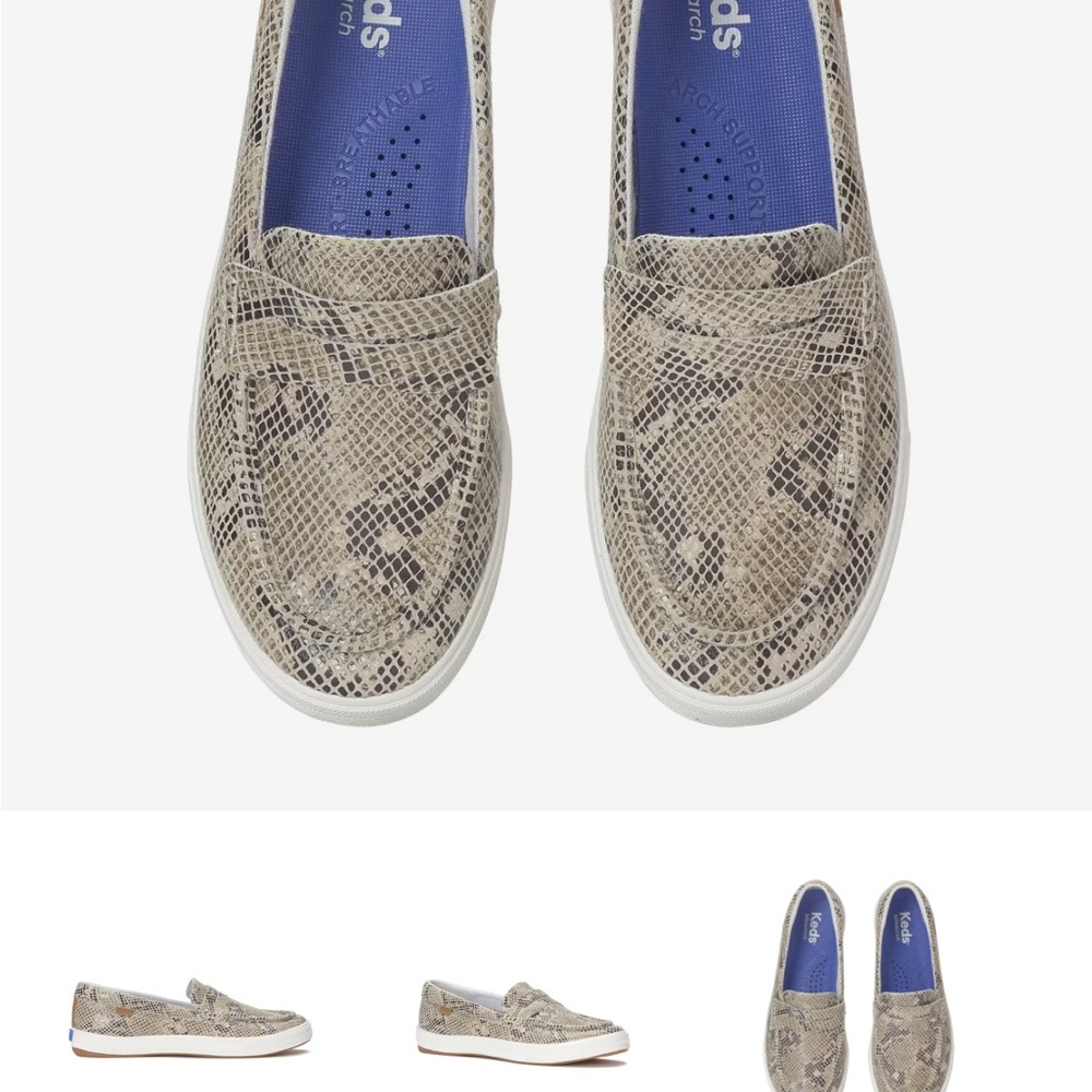 Keds Snakeskin Moccasins
